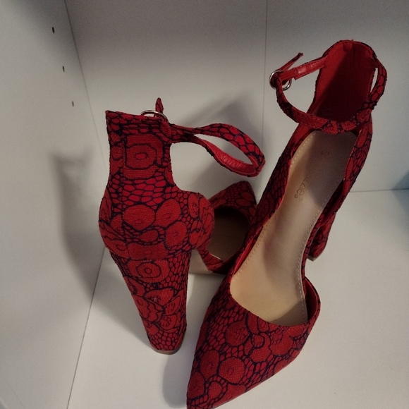 Shoedazzle Kiely Ankle Strap Pumps - Picture 5 of 5